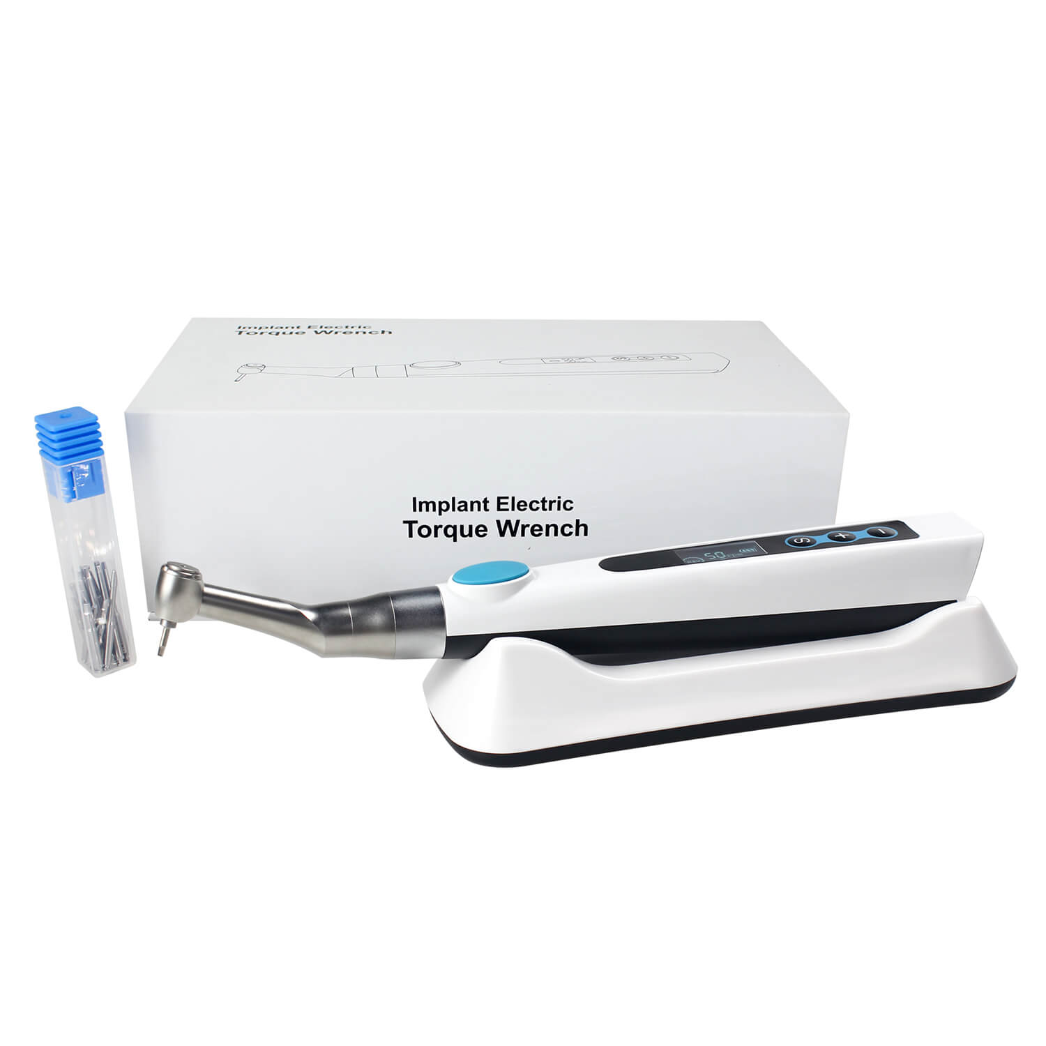 Dental Wireless Implant Electric Torque Wrench with 16pcs Drivers