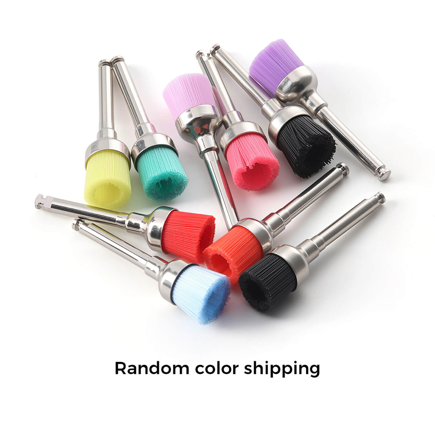 Dental Colorful Nylon Prophy Polishing Brush Bowl Shape 10pcs/Pack - azdentall.com