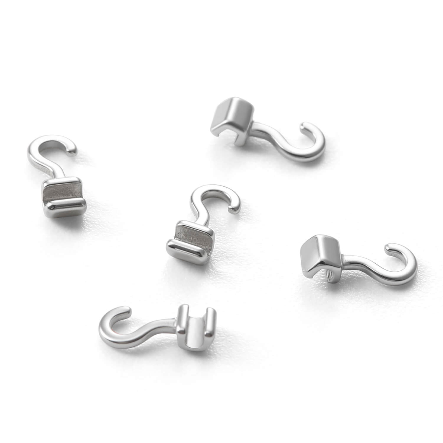 AZDENT Orthodontic Sliding Crimpable Hooks Long Right+Left Curved 50Pcs/Box - azdentall.com