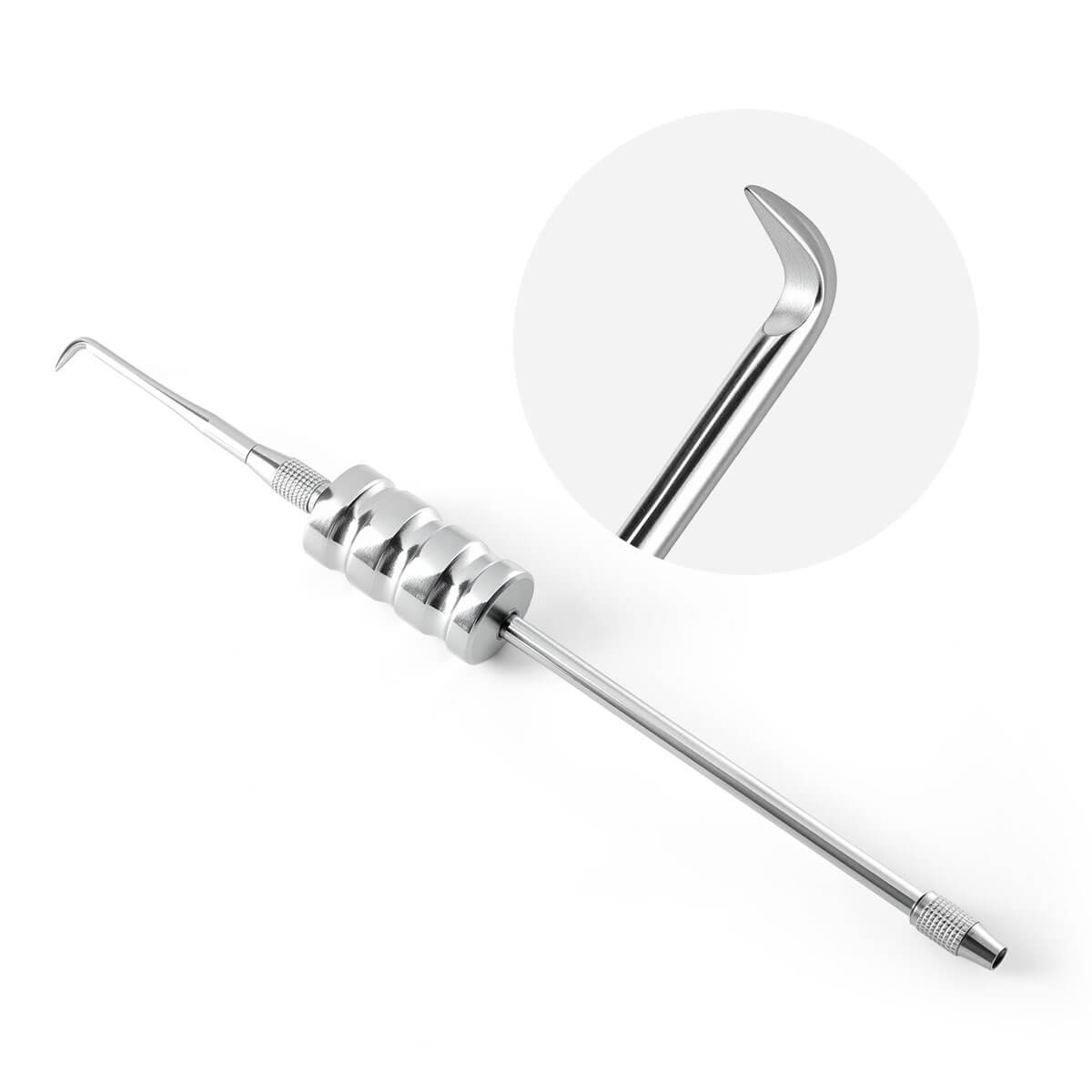 Dental Stainless Steel Manual Crown Remover Kit with 3 Attachments Tips - azdentall.com