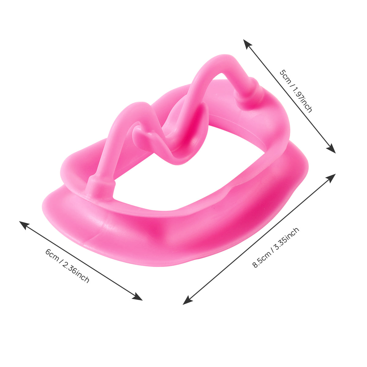 Dental Soft Mouth Opener Orthodontic 3D Intraoral Lip Cheek Retractor Pink - azdentall.com