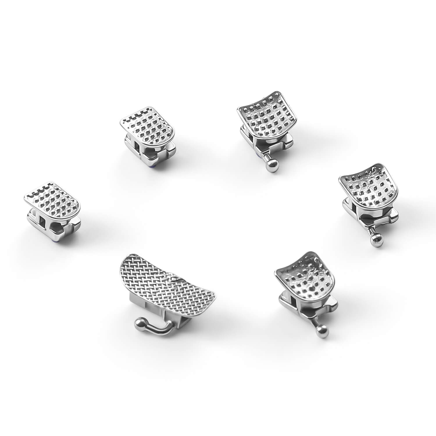 AZDENT Dental Metal Self Ligating Bracket Roth/MBT .022 Hooks 345 With 4 Buccal Tube 20+4/Box - azdentall.com