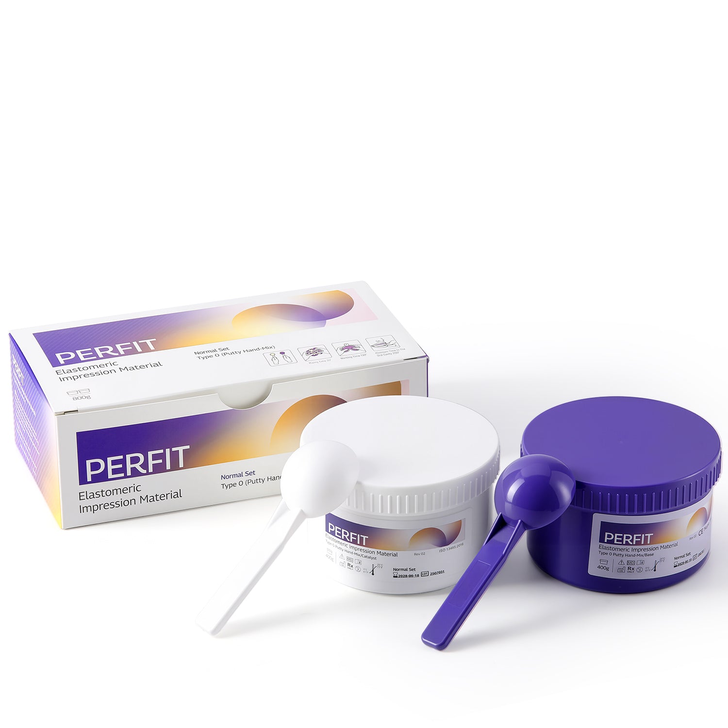 Dental Elastomeric Impression Material Putty Hand Mix Normal/Fast Set Heavy Body