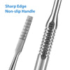 Dental Implant Surgery Splitting Bone Chisel Set Curved Straight 4pcs/Set - azdentall.com