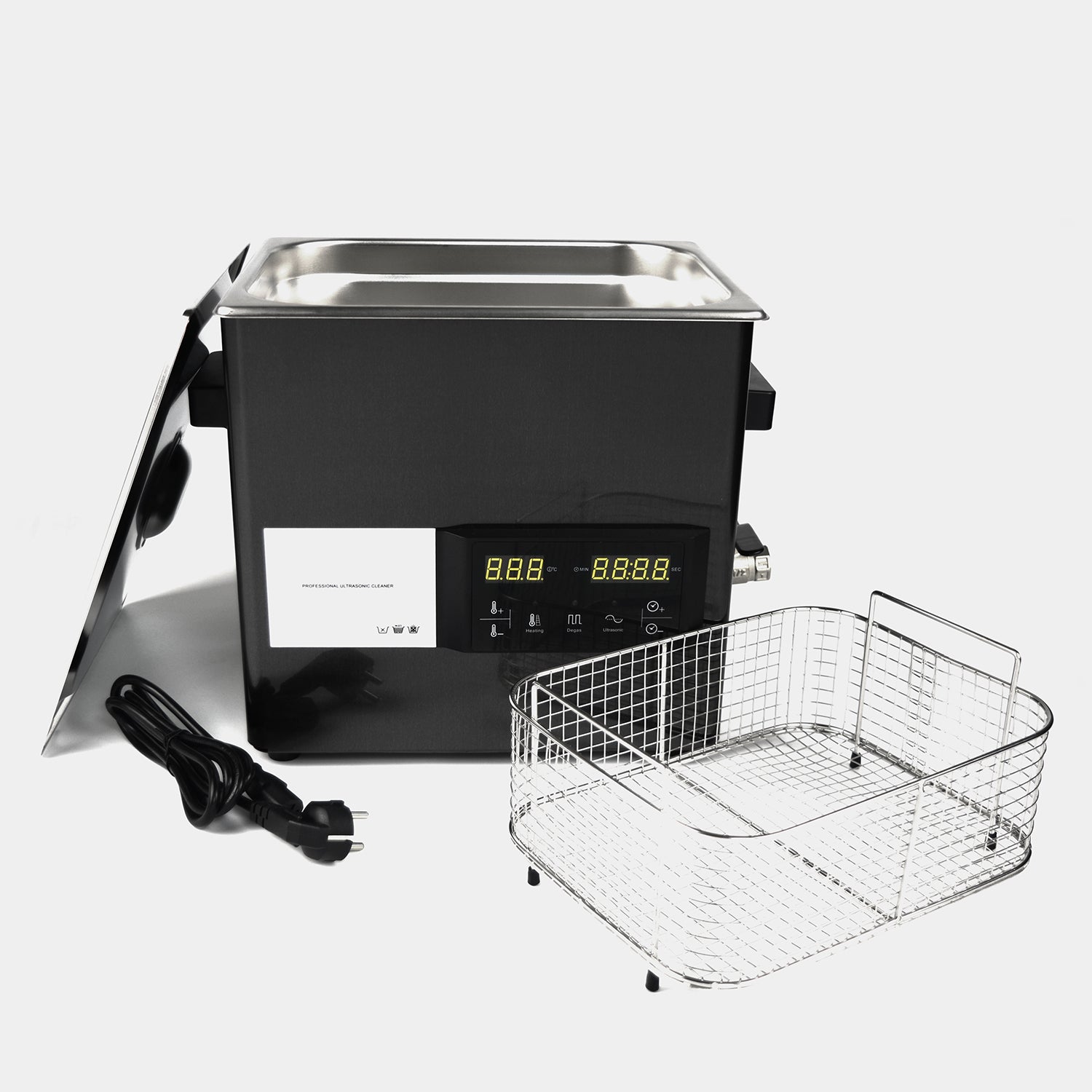 Digital 9L Titanium Ultrasonic Cleaner Touchscreen Three Functional Modes - azdentall.com