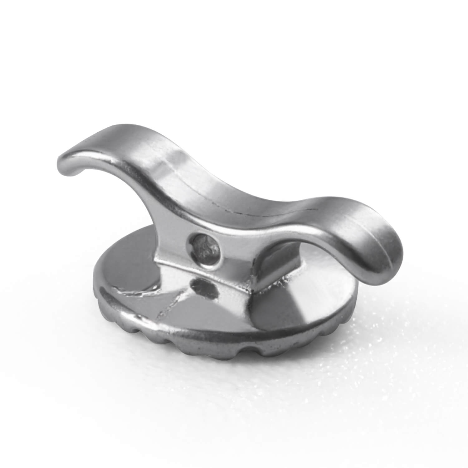 Dental Bondable Lingual Button with Hole Vertical/Horizontal Channel 10pcs/Pack - azdentall.com