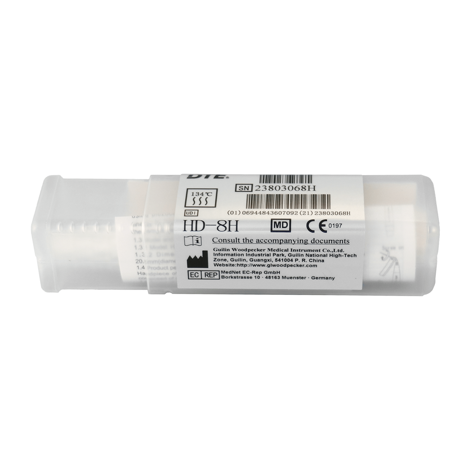 Woodpecker HD-8H Handpiece For DTE SATELEC Ultrasonic Scalers - azdentall.com