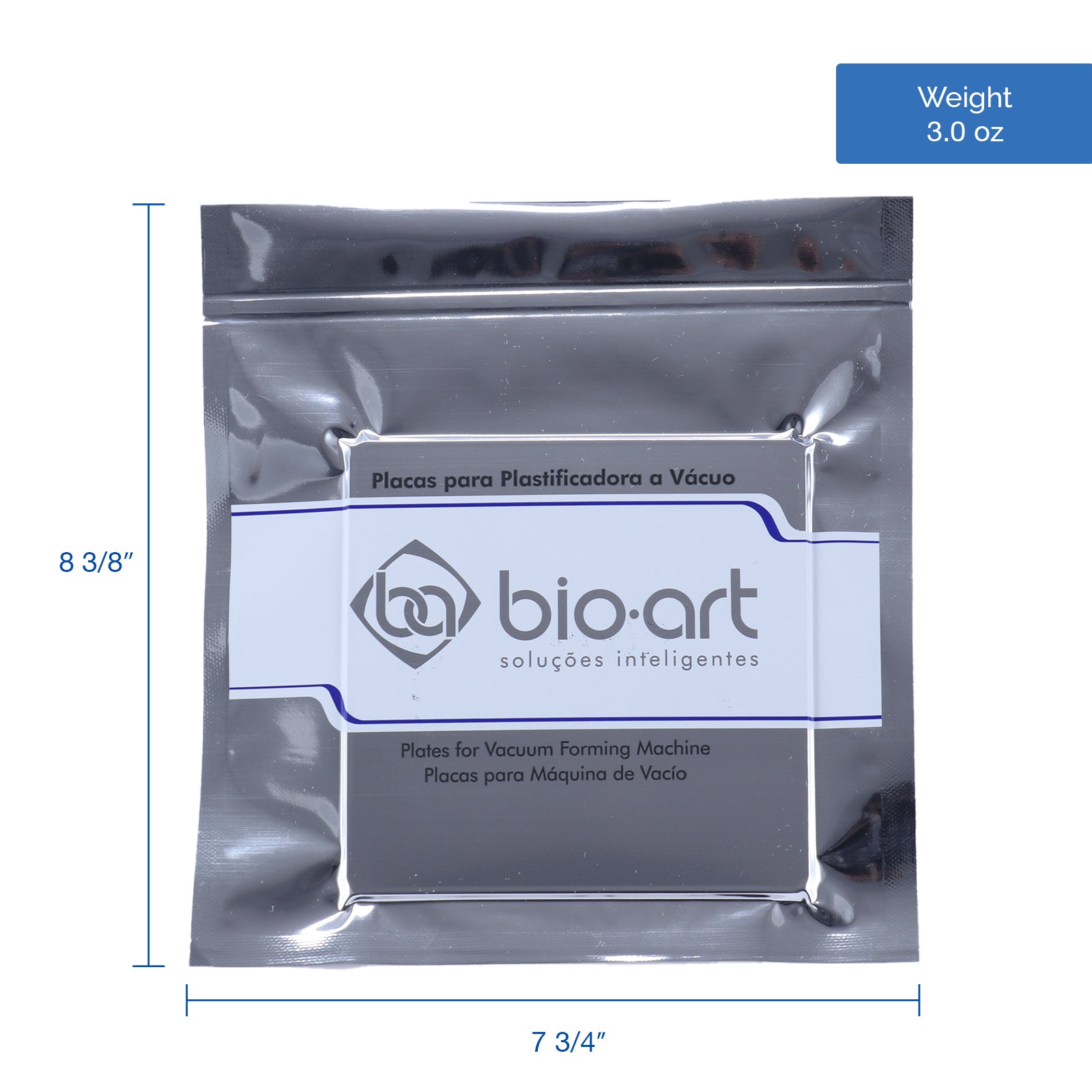 Bio-Art Dental Vacuum Forming BioAlign Plate 0.75/1.0mm Copolyester Square 5"x5" 5pcs/Pack - azdentall.com