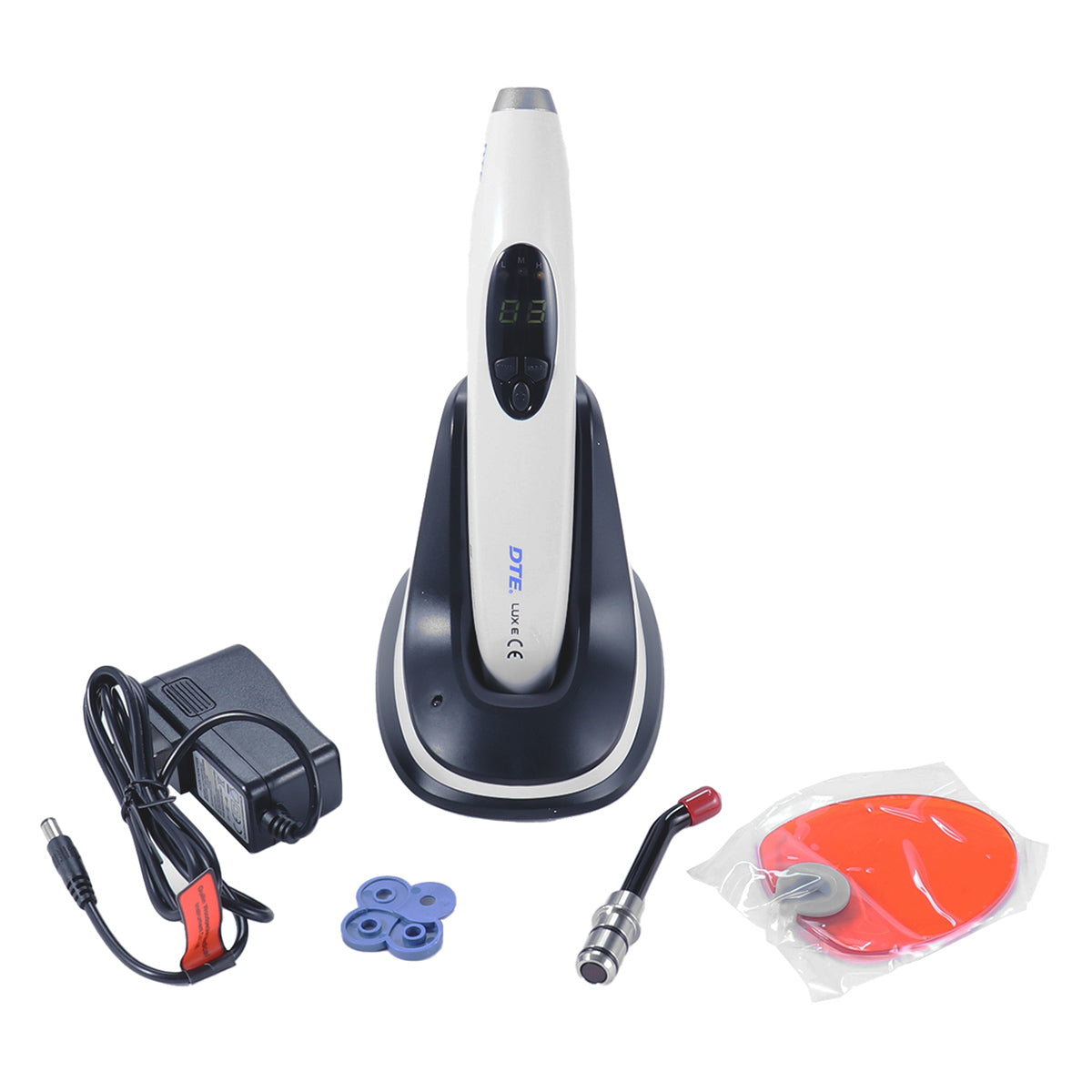 Woodpecker DTE LUX E Plus Curing Light Wireless White - azdentall.com