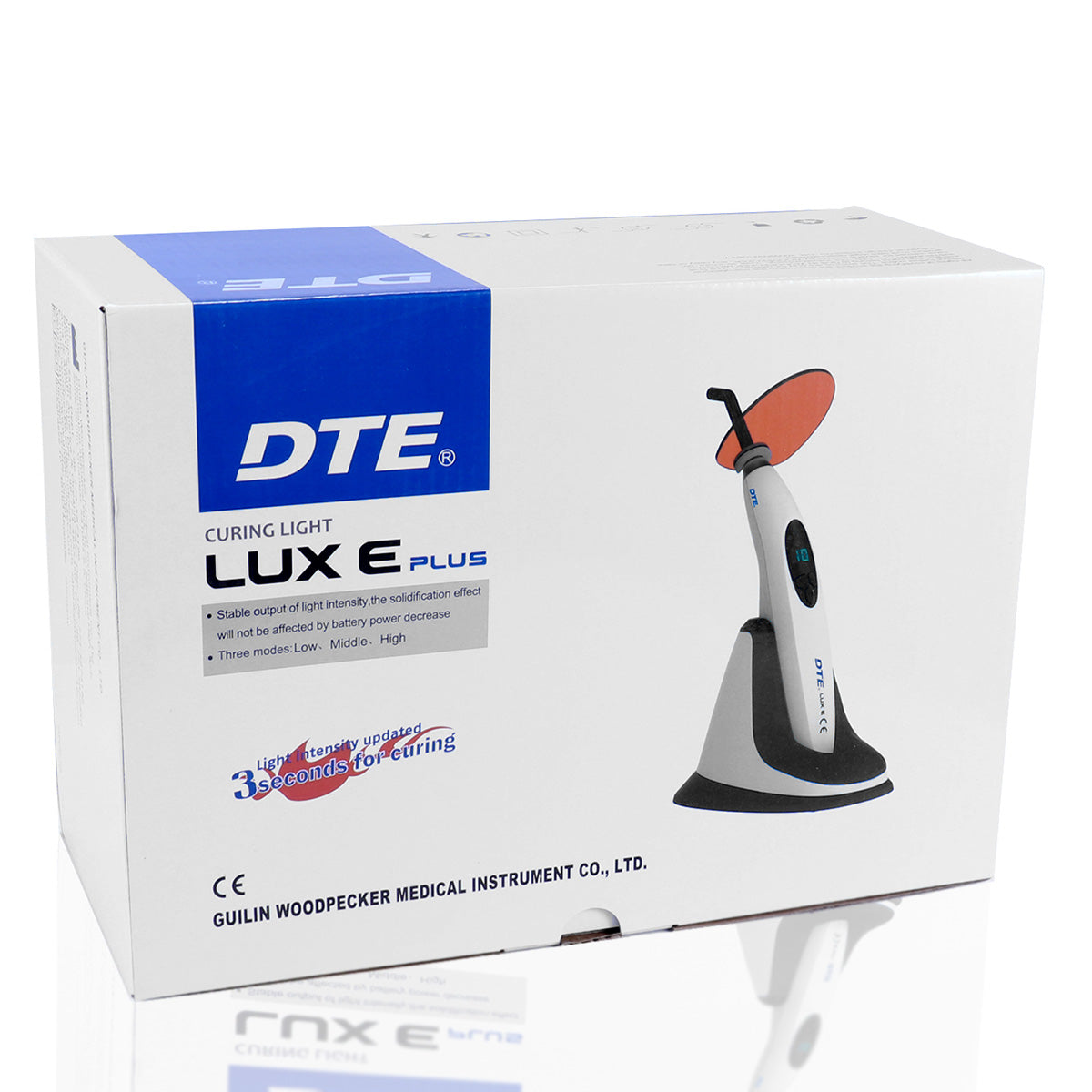 Woodpecker DTE LUX E Plus Curing Light Wireless White - azdentall.com