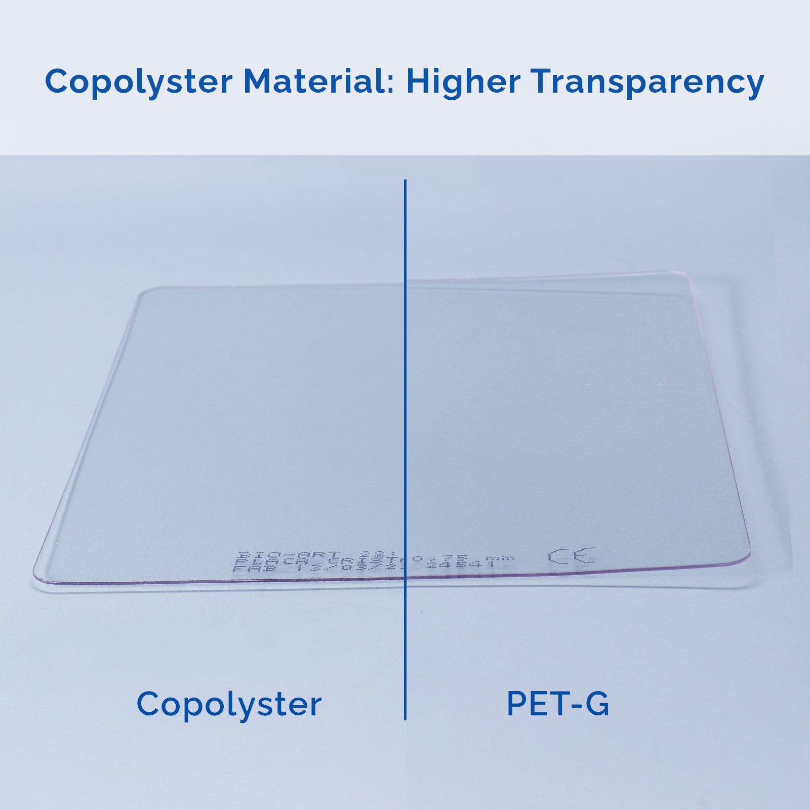 Bio-Art Dental Vacuum Forming BioAlign Plate 0.75/1.0mm Copolyester Square 5"x5" 5pcs/Pack - azdentall.com