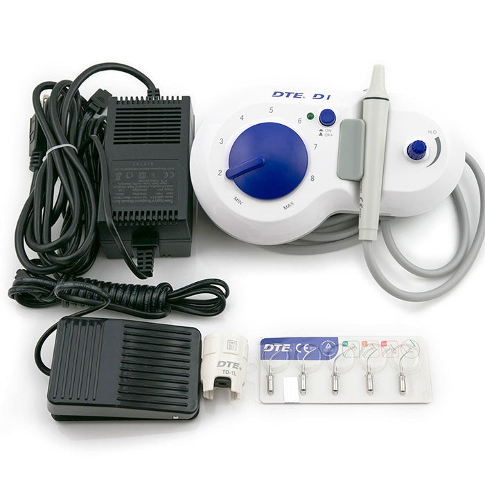 Woodpecker Ultrasonic Piezo Scaler DTE D1 5 Tips Scaling & Perio Blue - azdentall.com