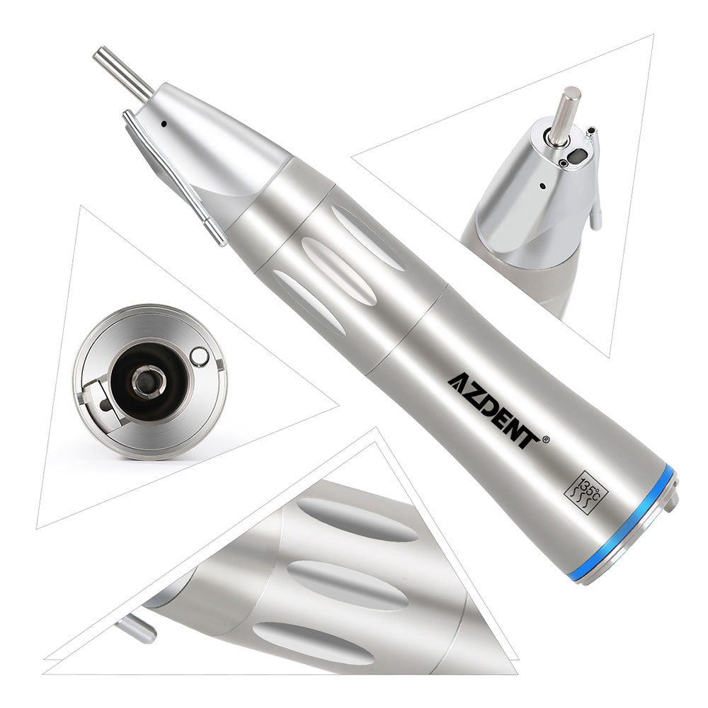 AZDENT 1:1 Fiber Optic Low Speed Straight Handpiece Surgical With External Pipe - azdentall.com