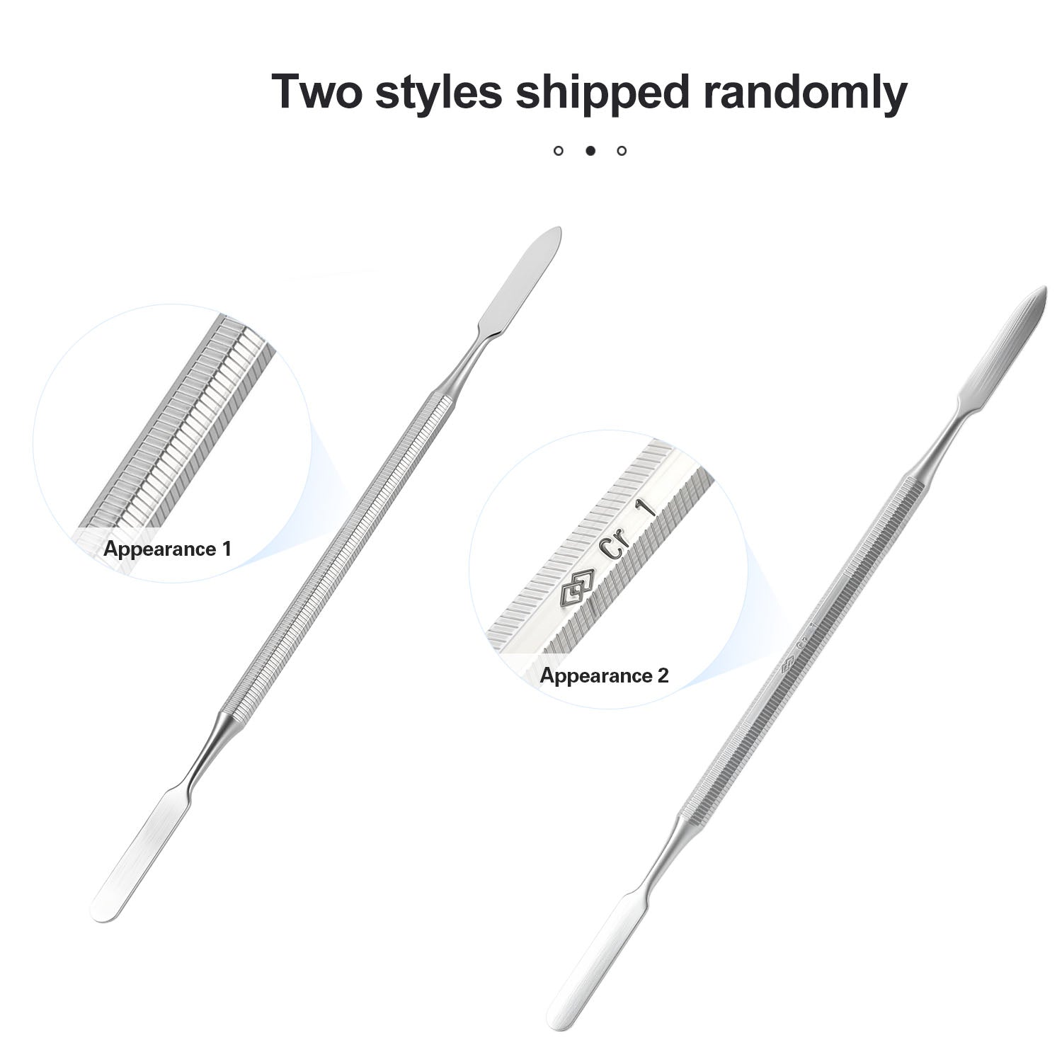 Dental Stainless Steel Mixing Spatula Tool Non-Slip Handle Mixing Stick Color Tools