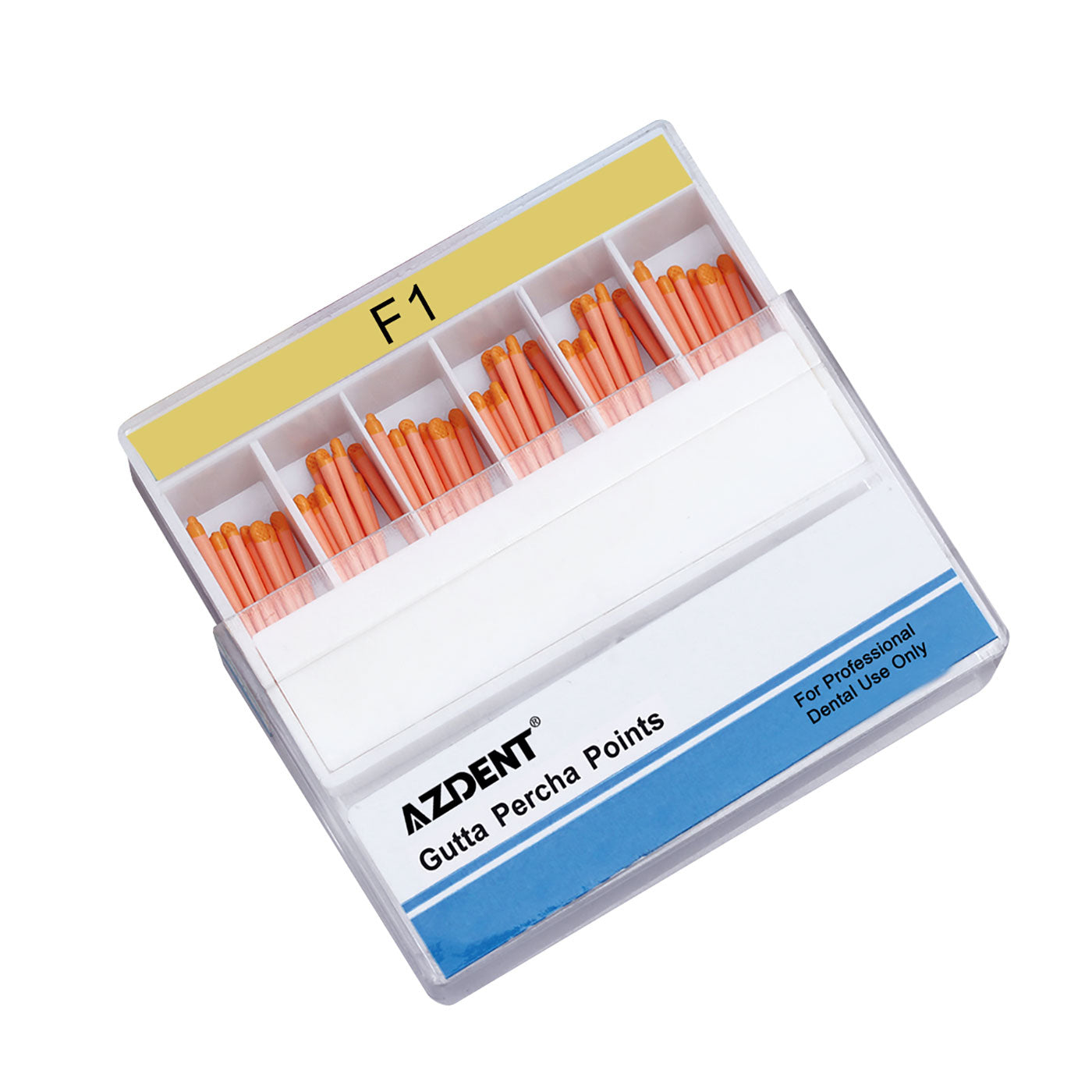 AZDENT Gutta Percha Points F1 Color Coded 60pcs/Box - azdentall.com