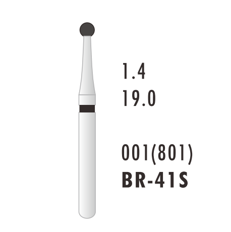 AZDENT Diamond Bur FG BR Series Full Size Round 5pcs/Pack