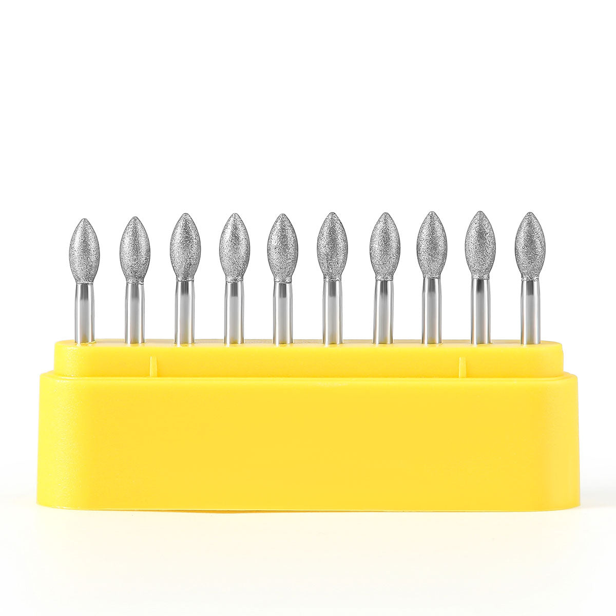AZDENT Dental Diamond Burs FG Cutting Zirconia Ceramic Round  for High Speed Handpiece 10pcs/Box - azdentall.com