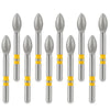 AZDENT Dental Diamond Burs FG Cutting Zirconia Ceramic Round  for High Speed Handpiece 10pcs/Box - azdentall.com