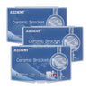 AZDENT Dental Orthodontic Ceramic Bracket Braces Roth 0.018 Hooks On 345 20pcs/Box - azdentall.com