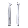 2pcs Dental High Speed Handpiece 45 Degree Standard Head Push Button E-Generator LED 2 Hole-azdentall.com