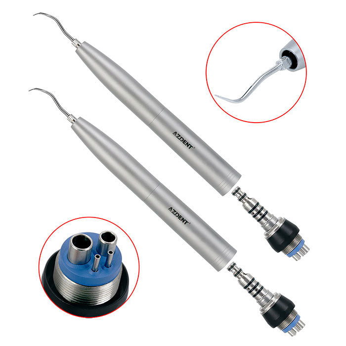 AZDENT Dental Air Scaler Handpiece Sonic S With 4 Hole Quick Coupling - azdentall.com