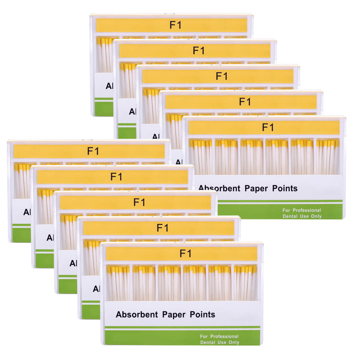 10 Boxes Absorbent Paper Points F Series F1 100/Box - azdentall.com