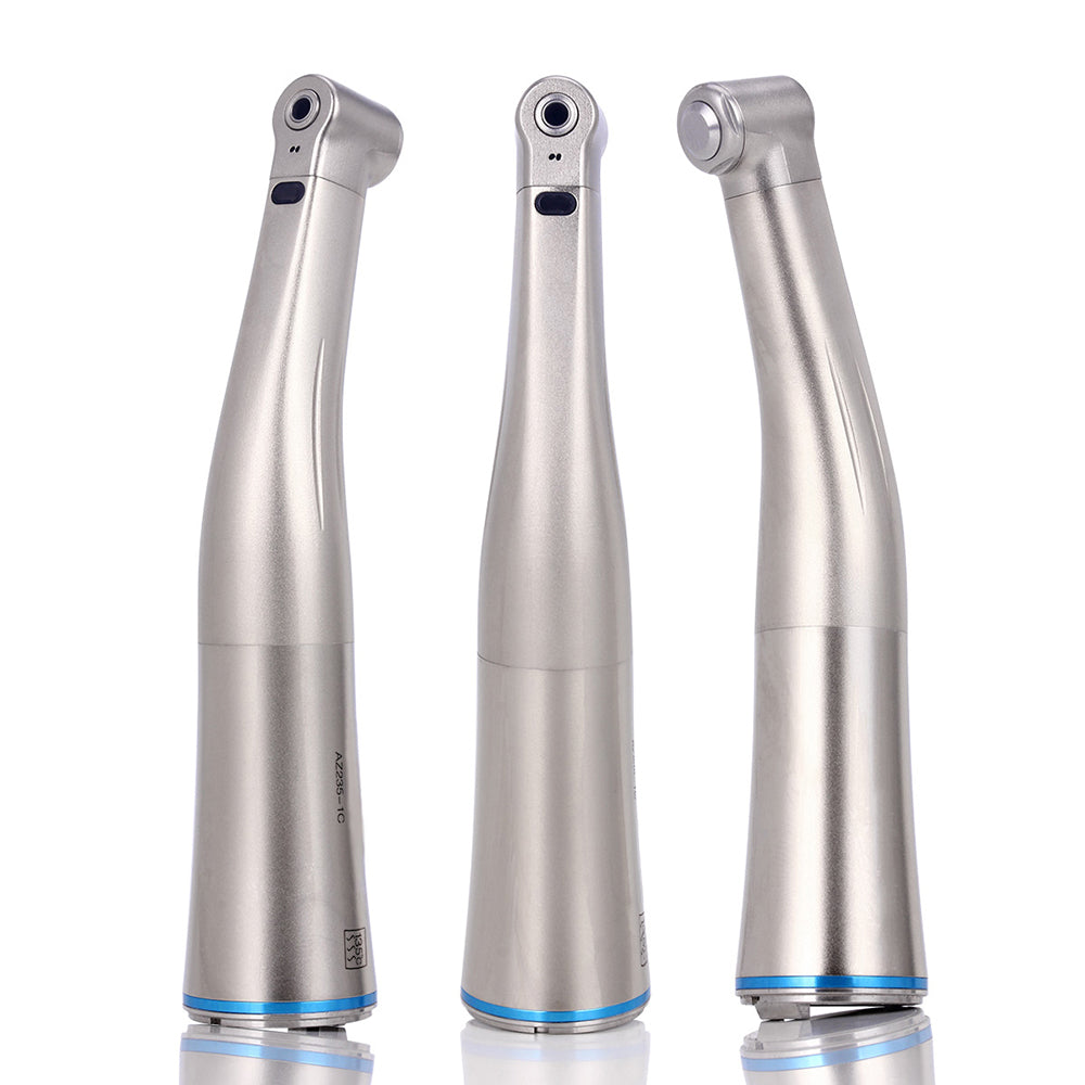 Dental Brushless LED Electric Micro Motor System + 1:1 Fiber Optic Contra Angle Handpiece