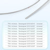 AZDENT Dental Orthodontic Arch Wire TMA-Titanium Molybdenum Alloy Expanded Rectangular 0.016 x 0.016-0.020 x 0.020 1pcs/Pack - azdentall.com