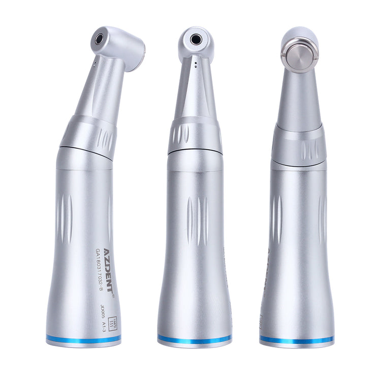 AZDENT 1:1 Dental Contra Angle Slow Speed Handpiece Push Button Internal Water - azdentall.com