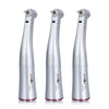 3pcs Dental 1:5 Increasing Electric Fiber Optic Contra Angle Handpiece Internal Four Way Spray - azdentall.com