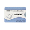 AZDENT Dental Orthodontic Ceramic Brackets Braces MBT .022 345Hooks 400pcs/Box - azdentall.com