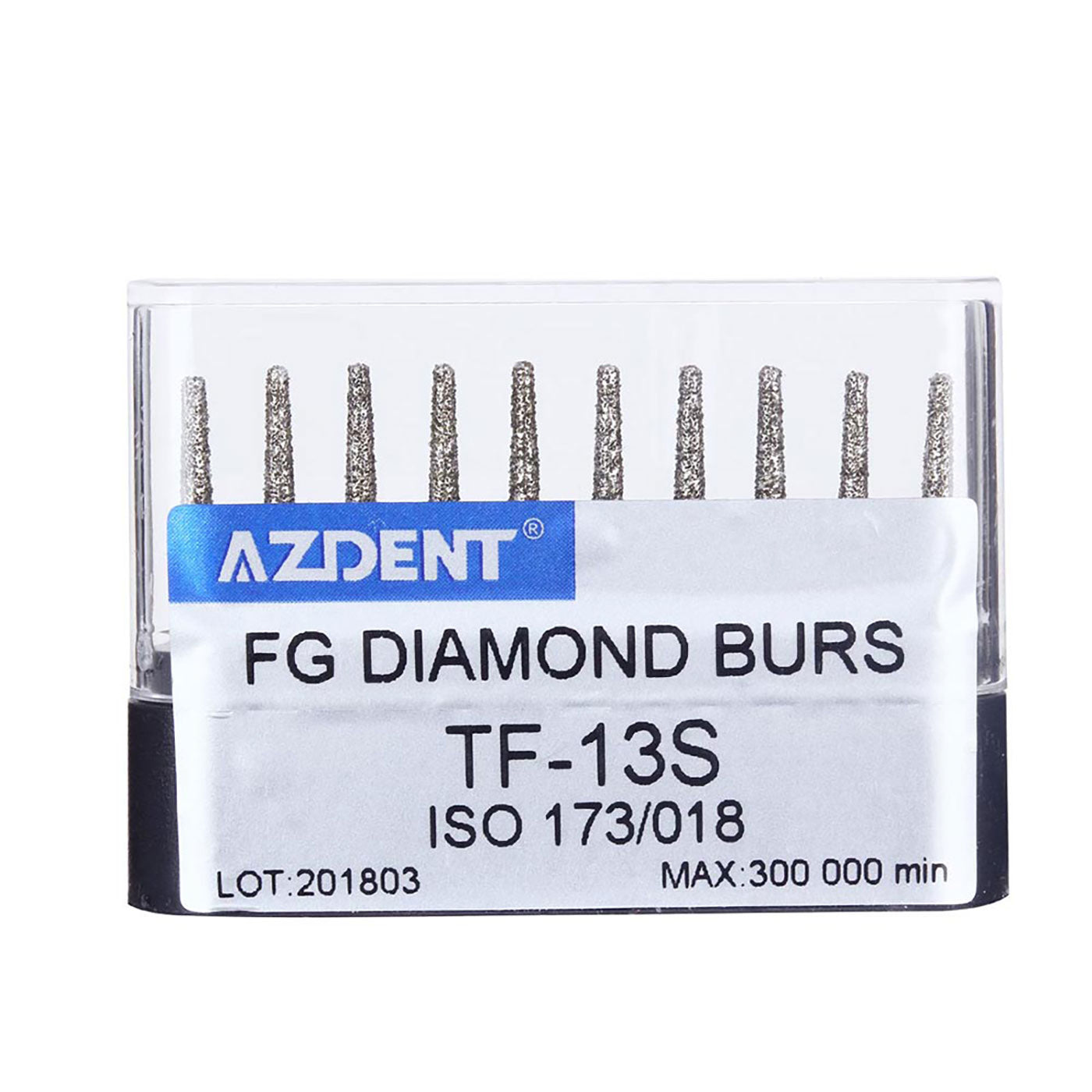 AZDENT FG Diamond Burs TF-13S 10pcs/Box-azdentall.com