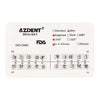 AZDENT Dental Metal Brackets Mini Edgewise Slot .018 Hooks on 345 20pcs/Pack - azdentall.com