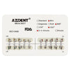 AZDENT Dental Metal Brackets Mini MBT Slot .022 Hooks on 345 20pcs/Pack - azdentall.com