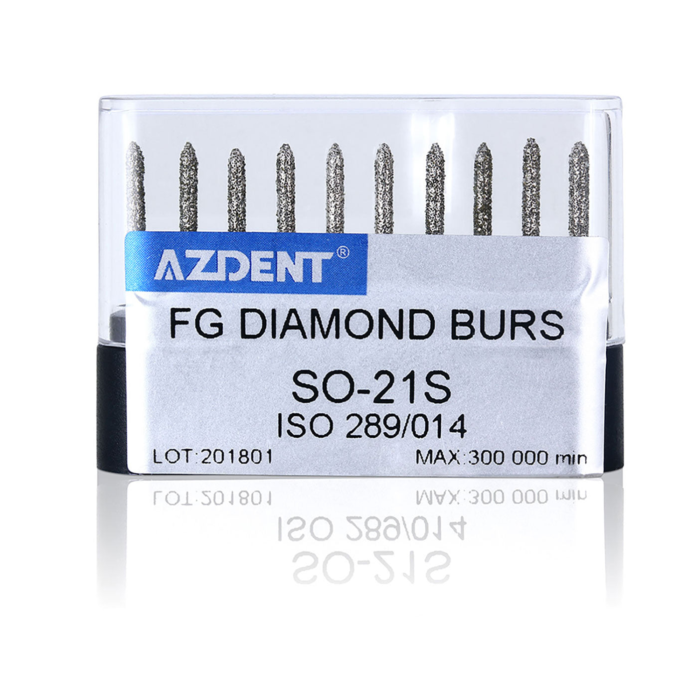 AZDENT FG Diamond Burs SO-21S 10pcs/Box-azdentall.com