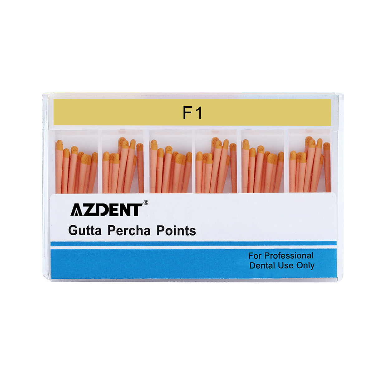 AZDENT Gutta Percha Points F Series Assorted F1, F2, F3 60/Box - azdentall.com