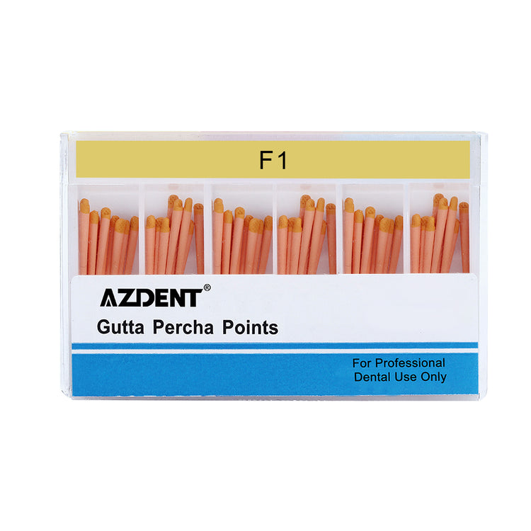 AZDENT Gutta Percha Points F Series Assorted F1, F2, F3 60/Box - azdentall.com