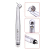 Dental High Speed Handpiece 45 Degree Standard Head Push Button E-Generator LED 2/4 Hole-azdentall.com