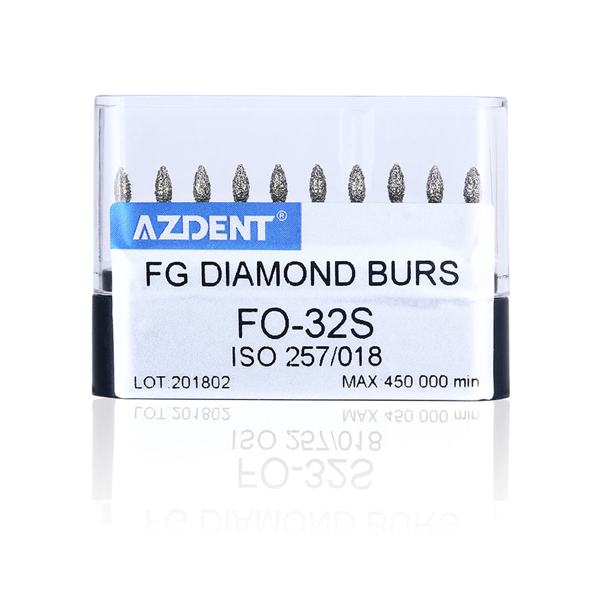 AZDENT FG Diamond Burs FO-32S 10pcs/Box-azdentall.com
