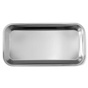 Dental Metal Trays Stainless Steel Medical Surgical Lab Instrument Tools Trays 8.85" x 4.64" x 0.79" - azdentall.com
