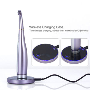 Dental Curing Light LED Cordless OLED Screen 1 Second DeepCure Wide Specturm Metal Body With Caries Detector Light Meter 3200mW/Cm² - azdentall.com
