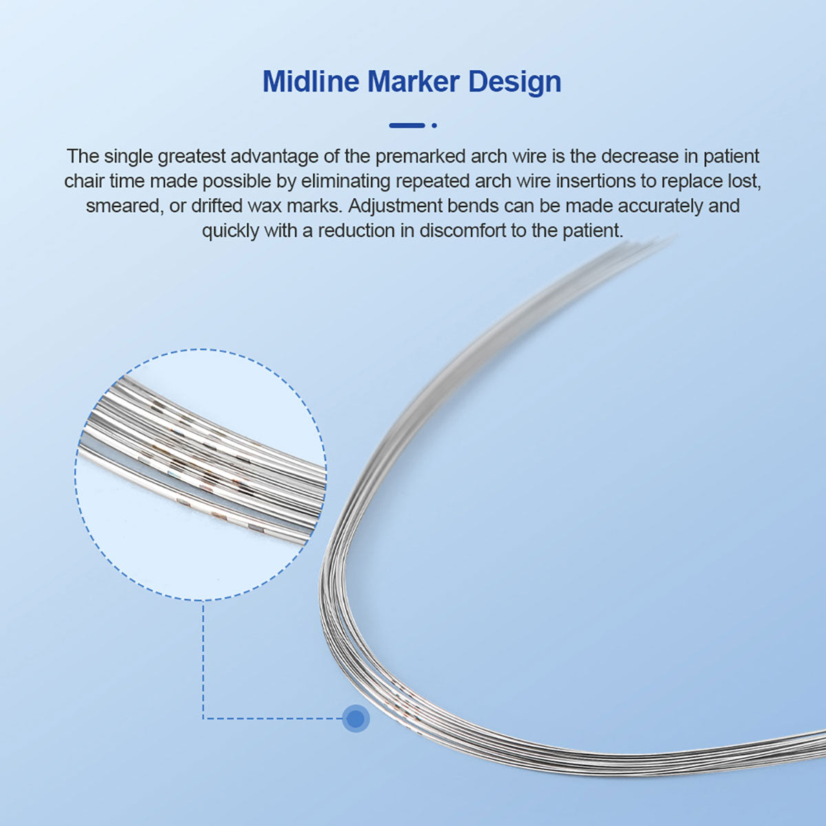 AZDENT Dental Orthodontic Arch Wire NiTi Expanded Expanded Rectangular 0.016 x 0.016-0.020 x 0.020 10pcs/Pack - azdentall.com