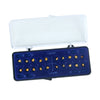 AZDENT Dental Metal Brackets Mini MBT 0.022 Hooks on 345 Gold Color 20pcs/Box - azdentall.com
