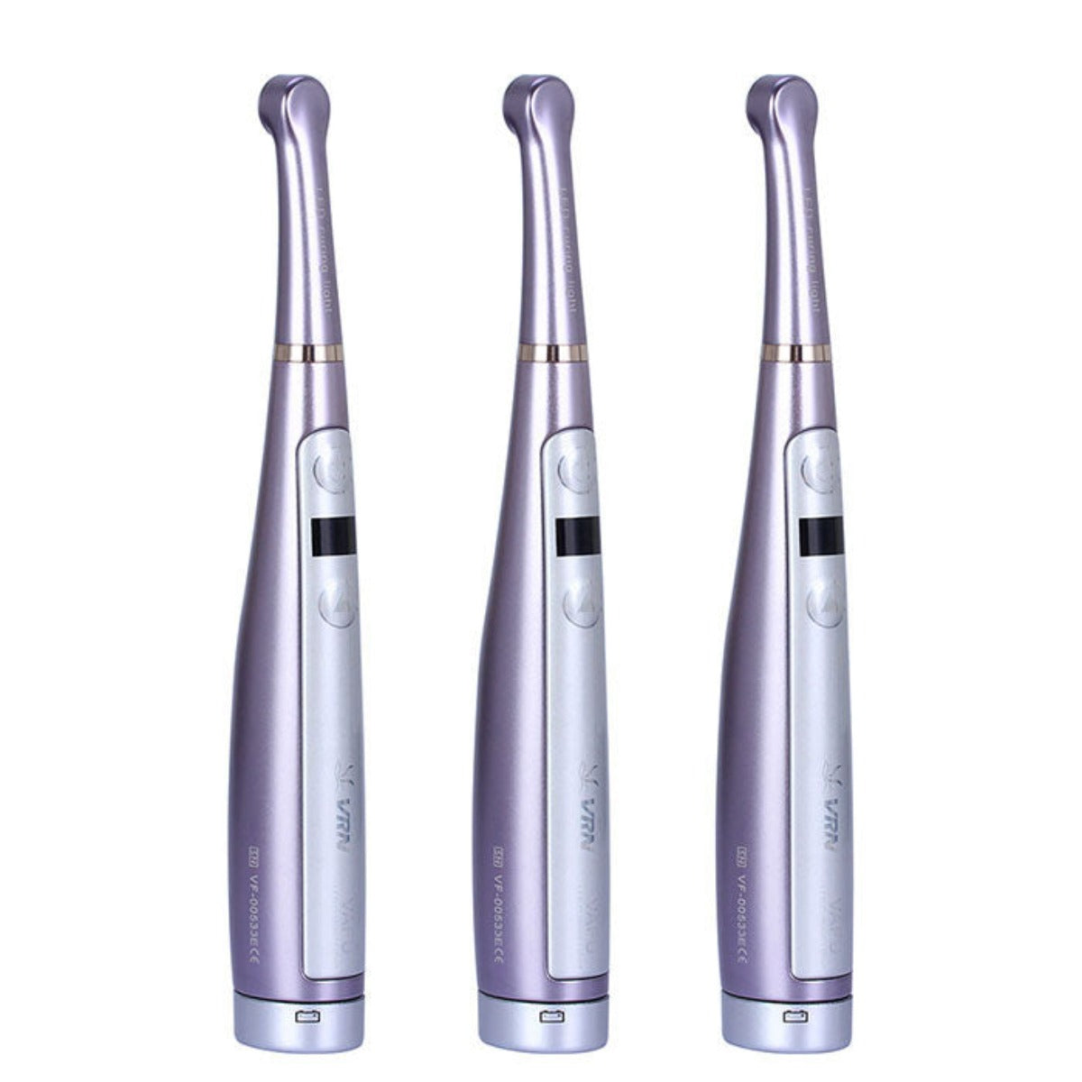 Dental Curing Light LED Cordless OLED Screen 1 Second DeepCure Wide Specturm Metal Body With Caries Detector Light Meter 3200mW/Cm² - azdentall.com