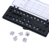 AZDENT Dental Orthodontic Ceramic Brackets Braces Roth .018 Mesh Base 345Hooks 20pcs/Box - azdentall.com