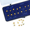 AZDENT Dental Metal Brackets Mini MBT 0.022 Hooks on 345 Gold Color 20pcs/Box - azdentall.com