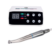 LED Brushless E Type Electric Internal Micro Motor & 1:1 LED Fiber Optic Push Contra Angle Handpiece - azdentall.com