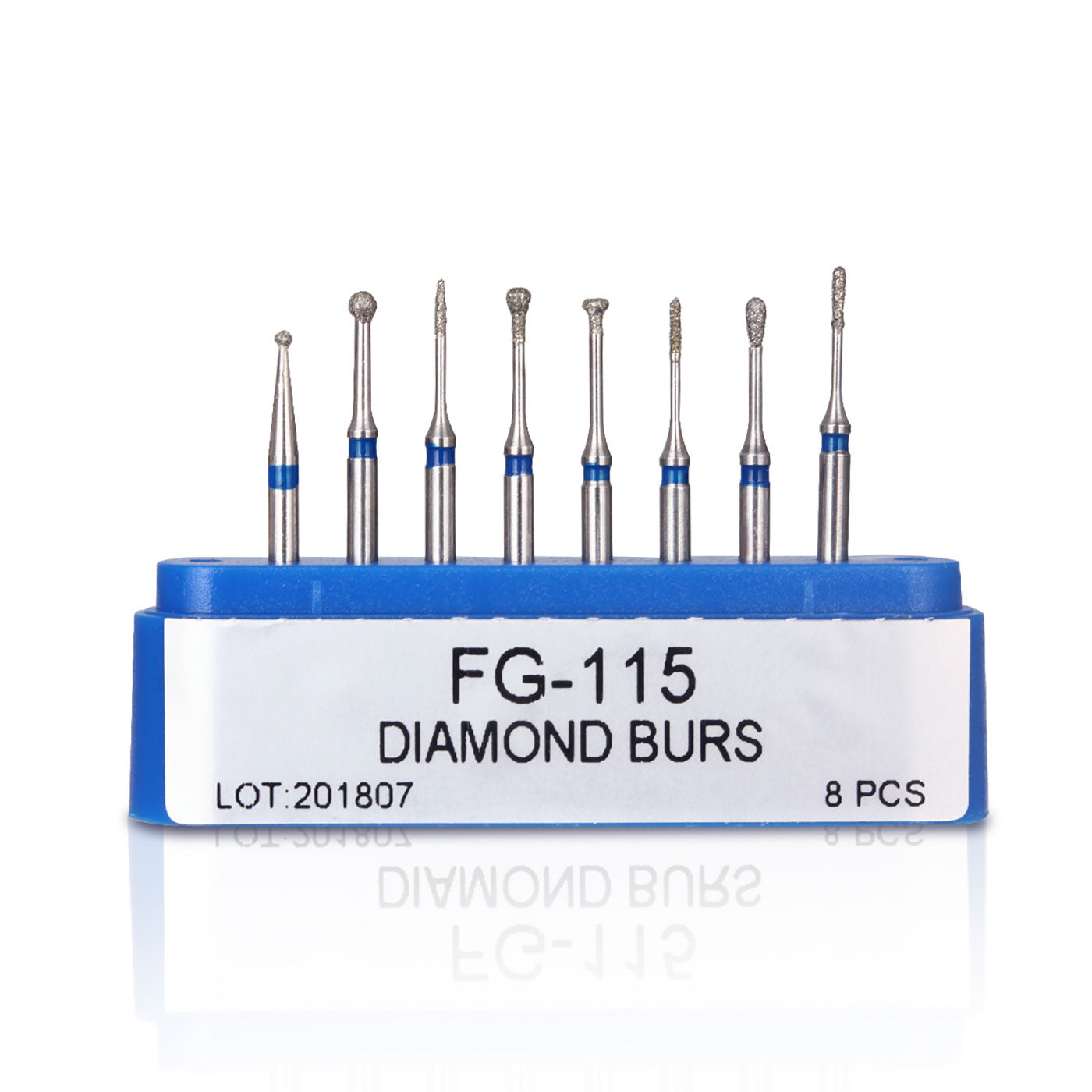 AZDENT Dental Diamond Bur FG-115 Minimally Invasive Cavity Preparation Coarse Kit 8pcs/Kit-azdentall.com