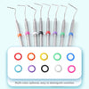 Dental Color Code Rings Universal Silicone Autoclavable 10 Colors 100pcs/Box - azdentall.com