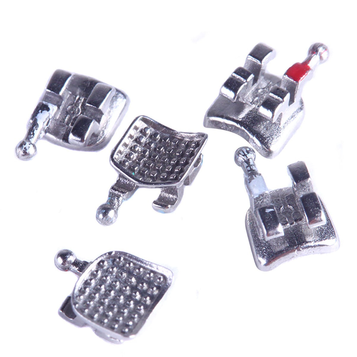 AZDENT Dental Metal Brackets Monoblock Mini Roth .022 Hooks on 345 20pcs/Kit - azdentall.com